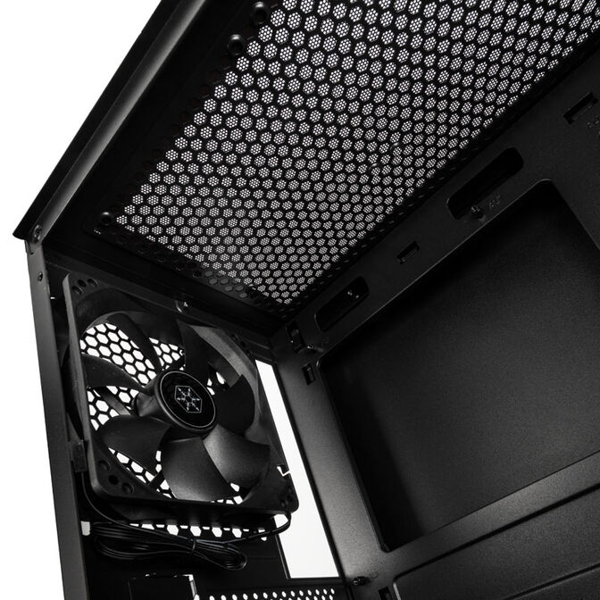 SilverStone Fara H1M, Tempered Glass - black image number 9