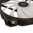 SilverStone Shark Force L&uuml;fter, ARGB - 160 mm, schwarz image number null