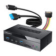 Graugear Multi Frontblende mit USB HUB und Kartenleser image number null