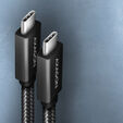 AXAGON BUCM32-CM05AB USB-C-Verl&auml;ngerungskabel, USB 3.2, 240W PD - 50cm, schwarz image number null