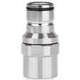 Thermal Grizzly DeltaMate Quick Disconnect Male - F, Gloss Nickel image number null