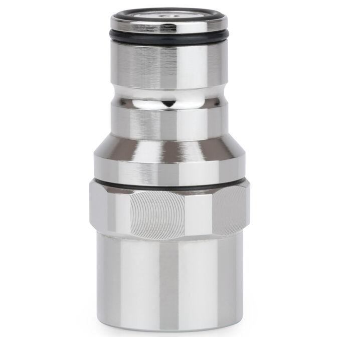 Thermal Grizzly DeltaMate Quick Disconnect Male - F, Gloss Nickel image number 1