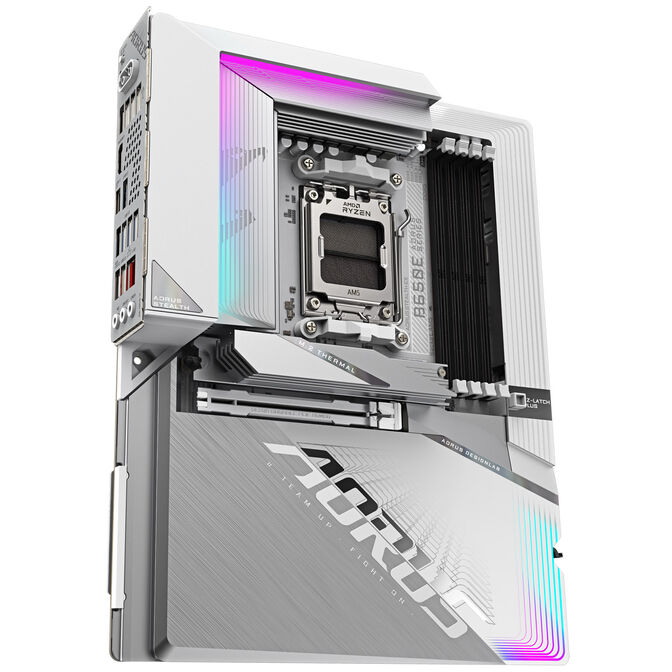 GIGABYTE B650E AORUS Stealth ICE, Socket AM5, AMD B650E, ATX - DDR5 image number 1