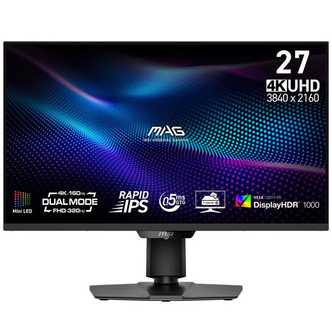 MSI MAG 274UPDFDE E16M, 27 Zoll UHD Gaming-Monitor, 160/320Hz, IPS-Panel, Adaptive Sync image number 0