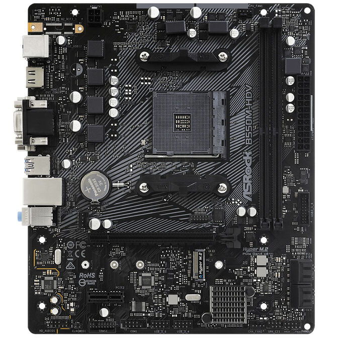 ASRock B550M-HDV, AMD B550 Mainboard - Sockel AM4 image number 2