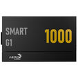 AeroCool Smart G1 80 PLUS Gold Power Supply, PCIe 5.1, ATX 3.1 - 1000 Watt, black image number null