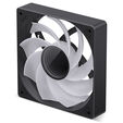 Jonsbo SL-120 Reverse Blade PWM Fan, ARGB - 120mm, black image number null