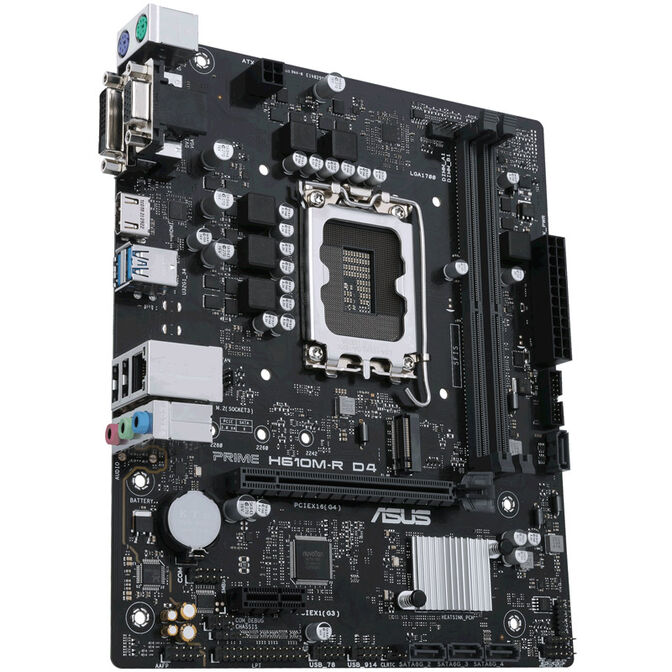 ASUS Prime H610M-R D4-SI, Intel H610 motherboard, Socket 1700, DDR4 image number 4
