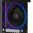 ASUS Prime AP202 ARGB PC-Geh&auml;use, Midi-Tower, mATX, ARGB, Tempered Glass - schwarz image number null