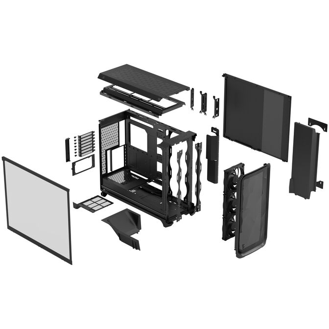 Fractal Design Meshify 3 XL Black TG PC Geh&auml;use - Big-Tower, E-ATX, Tempered Glass - schwarz image number 12