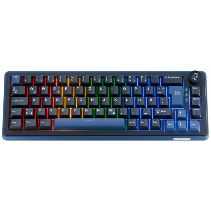 Ducky OK-M 65 Gaming Keyboard, 65%, Hot-Swappable, RGB, ISO - KTT Linear image number 0