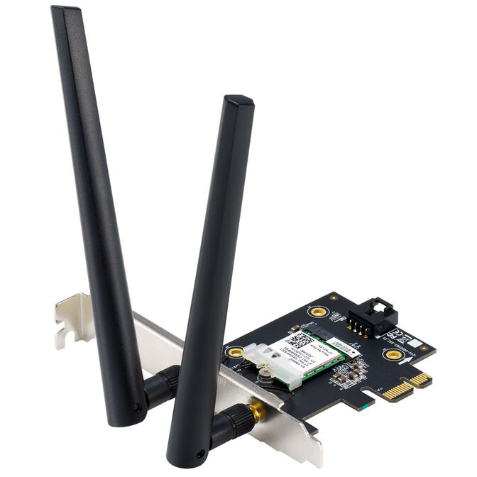 ASUS PCE-AXE5400 BT 5.2 LE Wireless LAN Adapter, 2.4GHz/5GHz/6GHz WLAN - PCIe x1 image number 0