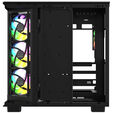Thermaltake View 380 XL WS ARGB PC Case, Mid Tower, ATX, ARGB, Tempered Glass - Black image number null