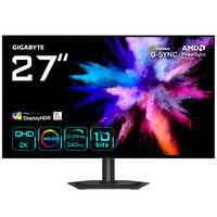 GIGABYTE GO27Q24G, 27 Zoll QHD Gaming Monitor, 240Hz, OLED-Panel, G-Sync Compatible