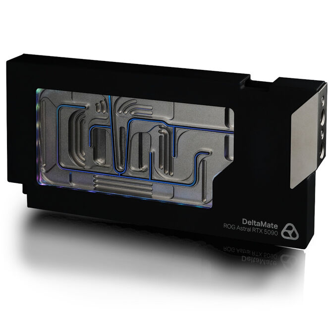 Thermal Grizzly DeltaMate GPU Water Cooler for Astral RTX 5090, ARGB, with Backplate - Acrylic, Black image number 2