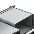 SilverStone RM23-502 Rackmount Server Geh&auml;use, ATX, USB 3.0 - 2U - schwarz image number null