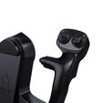 VIRPIL Controls B-JET Yoke Handle, 355mm Griffbreite, mit Notiz-Clip - silber image number null