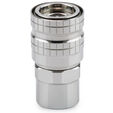 Thermal Grizzly DeltaMate Quick Disconnect Female - F, Gloss Nickel image number null
