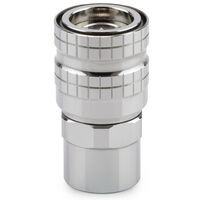 Thermal Grizzly DeltaMate Quick Disconnect Female - F, Gloss Nickel