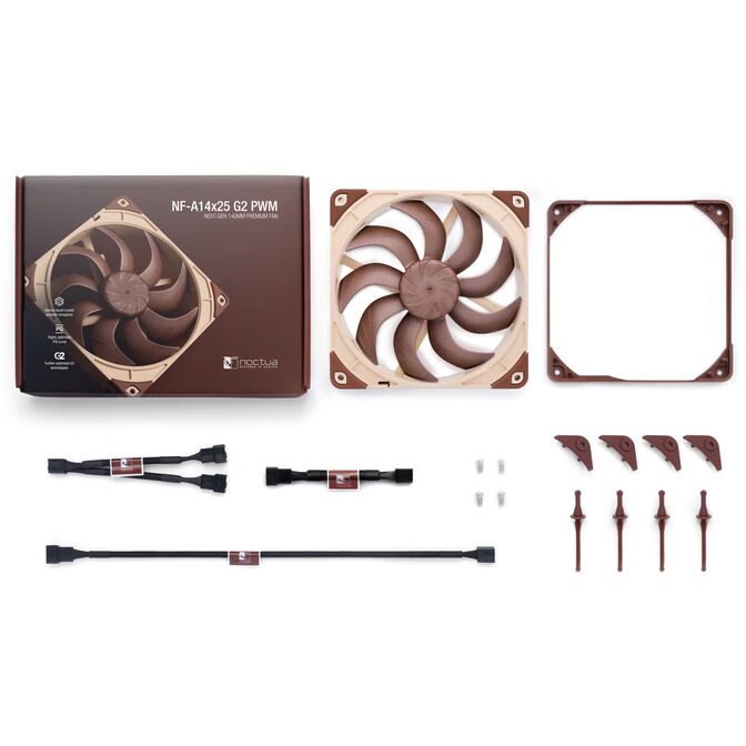 Noctua NF-A14x25 G2 PWM L&uuml;fter - 140mm image number 9