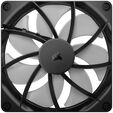 Corsair RS ARGB PWM Fans - Two-Pack, 140 mm, black image number null