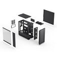 Fractal Design Epoch Black RGB TG Light tint PC case, mid-tower, ATX, tempered glass - black image number null