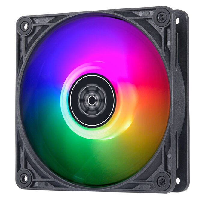 SilverStone VISTA Performance PWM Fan, ARGB - 120 mm, Black image number 1