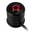 Alphacool Powerbutton mit Taster 19mm rot beleuchtet - Deep Black image number null