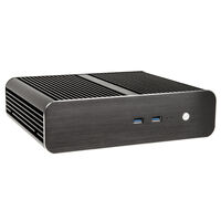 Akasa Euler S Fanless Thin-Mini-ITX Geh&auml;use, OEM - schwarz