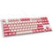 Ducky One 3 Gossamer TKL Pink Gaming Keyboard - MX-Black Clear Top (US)