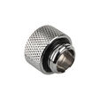 Alphacool Eiszapfen Adapter gerade G1/4 Zoll AG auf G1/4 Zoll IG - chrome silber image number null