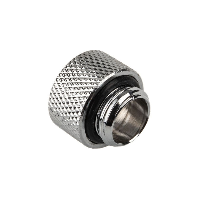 Alphacool Eiszapfen Adapter gerade G1/4 Zoll AG auf G1/4 Zoll IG - chrome silber image number 1