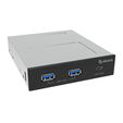Akasa AK-ICR-36 USB 3.2 Gen 2 Typ C Panel - schwarz image number null