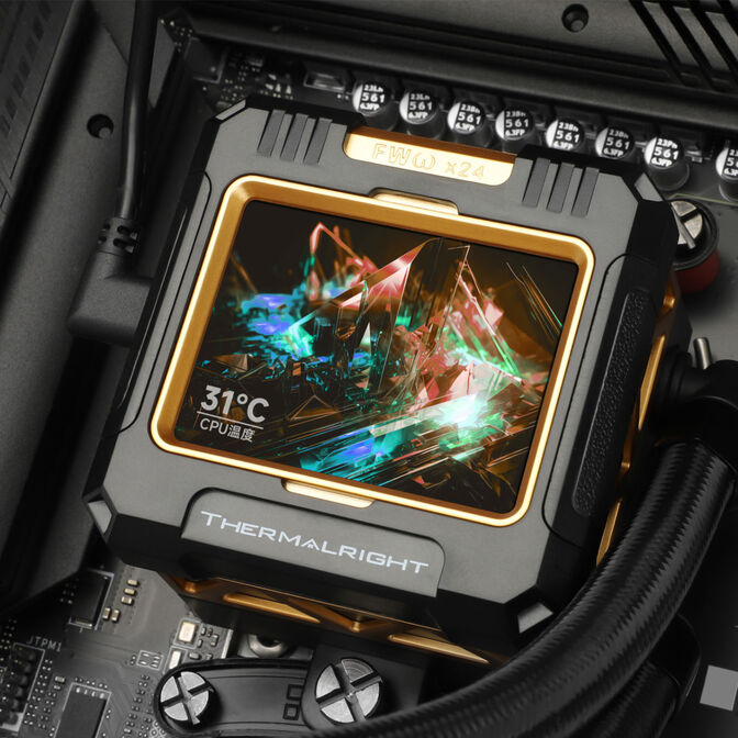 Thermalright Frozen Warframe Wasserk&uuml;hlung, ARGB - 420mm, schwarz image number 7