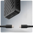 AXAGON EEM2-20G NVMe-SSD-Geh&auml;use, USB-C 3.2, 20 Gbps, 2230 - 2280 - schwarz image number null