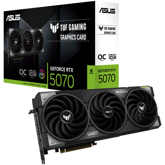 ASUS TUF GeForce RTX 5070 OC Edition, 12288 MB GDDR7 image number 0
