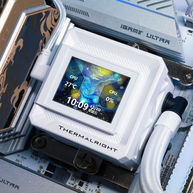 Thermalright Frozen Warframe SE Water Cooling, ARGB - 360mm, white image number 7
