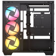Corsair 2800X RS-R ARGB PC-Geh&auml;use, Mini-Geh&auml;use, mATX, Tempered Glass - inklusive 3x 120-mm-L&uuml;fter, schwarz image number null