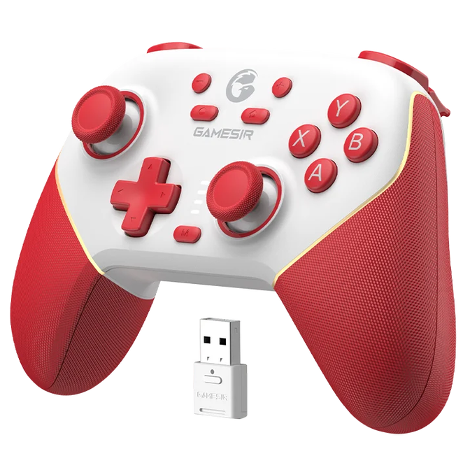 GameSir Super Nova Multiplatform Gamepad - rot/wei&szlig; image number 2