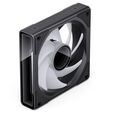 Jonsbo ZK-120B ARGB PWM L&uuml;fter, 120mm, 3er-Pack - schwarz image number null