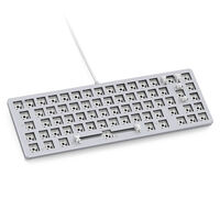 Glorious GMMK 2 Compact Tastatur - Barebone, ISO-Layout, wei&szlig;