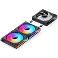 Jonsbo ZK-120B ARGB PWM L&uuml;fter, 120mm, 3er-Pack - schwarz image number null