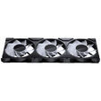 PHANTEKS M25 Gen2 PWM D-RGB Fan, 3-Pack - Reverse Blade, 120mm, Black image number null