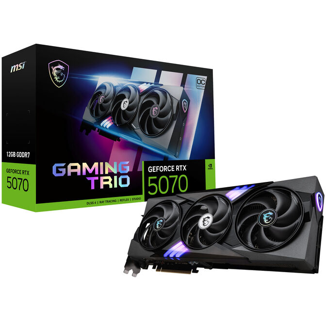 MSI GeForce RTX 5070 12G Gaming Trio OC, 12288 MB GDDR7 image number 0