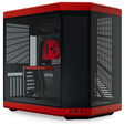 Hyte Y70 Touch Infinite PC-Geh&auml;use, Midi-Tower, ATX, Tempered Glass - Black Cherry image number null