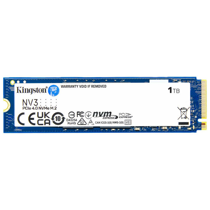 Kingston NV3 NVMe, PCIe 4.0 M.2 Type 2280 - 1 TB image number 1