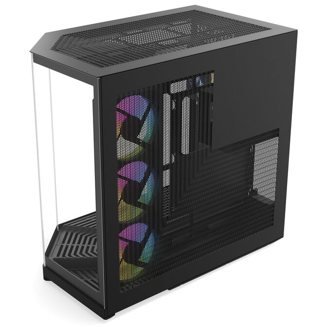HYTE Y50 Midi-Tower PC-Geh&auml;use, E-ATX, Tempered Glass - Pitch Black image number 5