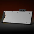 EK Water Blocks EK-Quantum Vector&sup2; Trio RTX 3080/90 Backplate - Nickel image number null