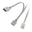 Bitspower Notos RGB PWM L&uuml;fter, 120mm - wei&szlig;, 5er-Pack image number null