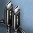 Axagon BUCM4X-CM05AB USB-C-Kabel, USB 4 Gen 3x2, 240 W PD, 8K@60Hz &ndash; schwarz image number null